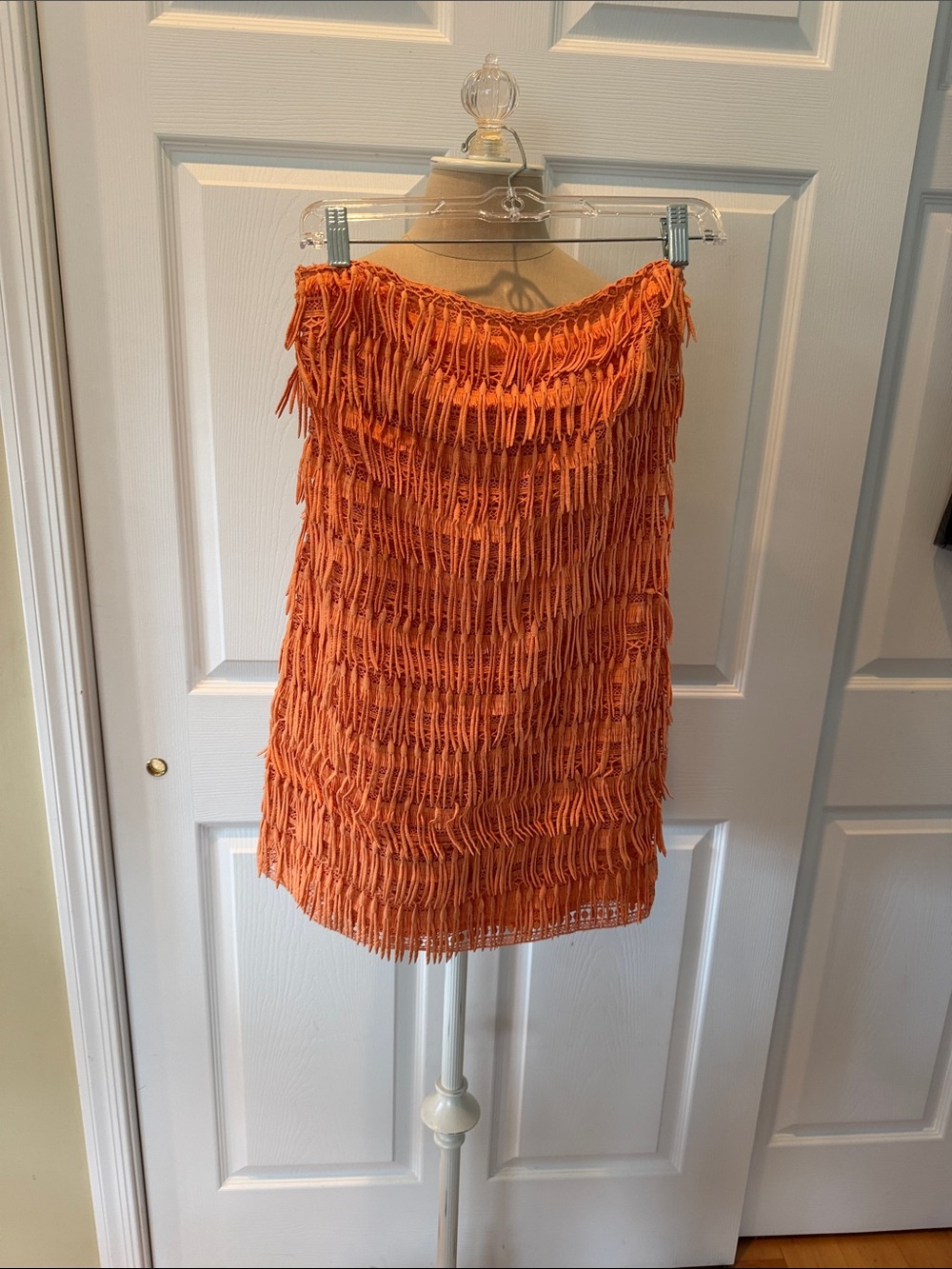 Ladies new Anthropologie Fringe Dress xxs Adorable